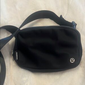 lululemon athletica Black Belt Bag Sleek Minimalist Design